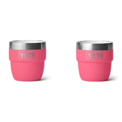 Yeti Rambler 4 Oz Cups (2 Pack) -Occasionally Yours Gifts YETI Drinkware Rambler Stackable 4oz Cups 2 Pack Tropical Pink 03