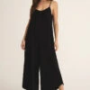 Textured Flared Jumpsuit