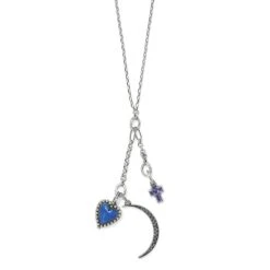 Blue Cross Charm -Occasionally Yours Gifts brighton blue cross charm silver blue 4