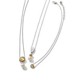 Cascade Round Petite Necklace -Occasionally Yours Gifts brighton cascade round petite necklace 4