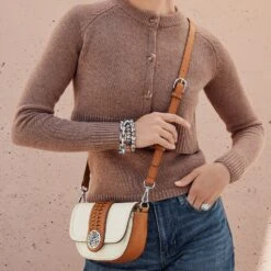 Emmie Flap Bag -Occasionally Yours Gifts brighton emmie flap bag white luggage 4