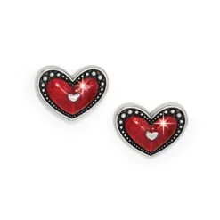 Fashionista Heart Post Earrings