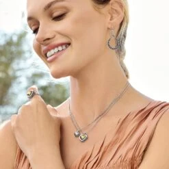 Pretty Tough Bold Heart Two Tone Ring -Occasionally Yours Gifts brighton pretty tough bold heart two tone ring 5