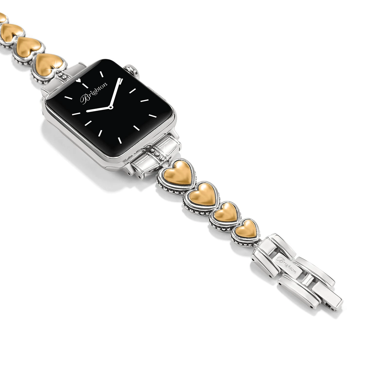 Pretty Tough Two Tone Heart Watch Band 2 Pretty Tough Two Tone Heart Watch Band - Image 2