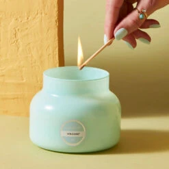 Volcano Aqua Signature Jar - 19 Oz 9 Volcano Aqua Signature Jar - 19 Oz -Occasionally Yours Gifts capri blue Capri Blue Spring 2021 signature aqua yellow arch hand lighting 3204 2000x2000 1