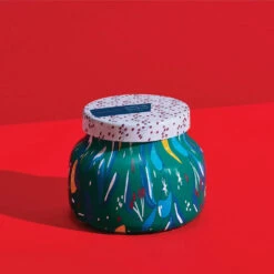 Volcano Holiday Petite Signature Jar - 8 Oz -Occasionally Yours Gifts capri blue holiday pattern play VOL petite web alt 1