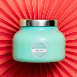 Volcano Aqua Signature Jar - 19 Oz 8 Volcano Aqua Signature Jar - 19 Oz -Occasionally Yours Gifts capri blue volcano aqua signature jar CB 707 VOL 3