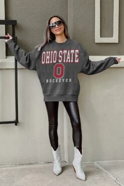 Ohio State Easy Street Fleece Crewneck