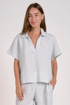 Going Places Gauze Top