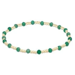 Enewton Extends - Gemstone Gold Sincerity Pattern 3mm Bead Bracelet