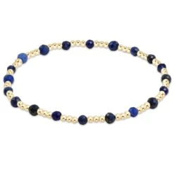 Enewton Extends - Gemstone Gold Sincerity Pattern 3mm Bead Bracelet -Occasionally Yours Gifts enewton extends gemstone gold sincerity pattern 3mm bead bracelet lapis