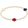 Signature Cross 2mm Bead Bracelet
