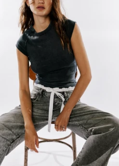 FREE PEOPLE Ever Had Tee 8 FREE PEOPLE Ever Had Tee -Occasionally Yours Gifts fp ever had tee black 3