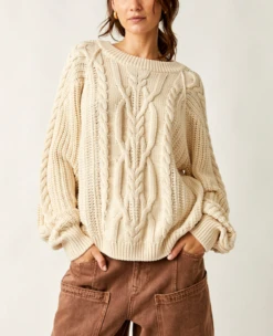 FREE PEOPLE Frankie Cable Sweater