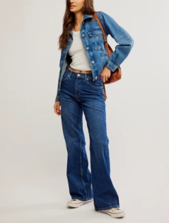 FREE PEOPLE Jade Denim Jacket 21 FREE PEOPLE Jade Denim Jacket -Occasionally Yours Gifts fp jade denim jacket high dive 6