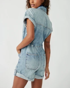FREE PEOPLE Marci Cuffed Shortall -Occasionally Yours Gifts fp marci cuffed shortall marrakesh 3