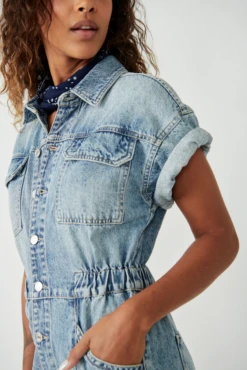 FREE PEOPLE Marci Cuffed Shortall -Occasionally Yours Gifts fp marci cuffed shortall marrakesh 4