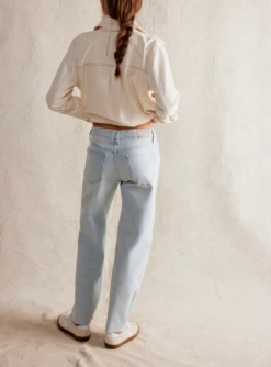 FREE PEOPLE Risk Taker Mid-Rise Straight 13 FREE PEOPLE Risk Taker Mid-Rise Straight -Occasionally Yours Gifts fp risk taker mid rise straight day dream blue 3