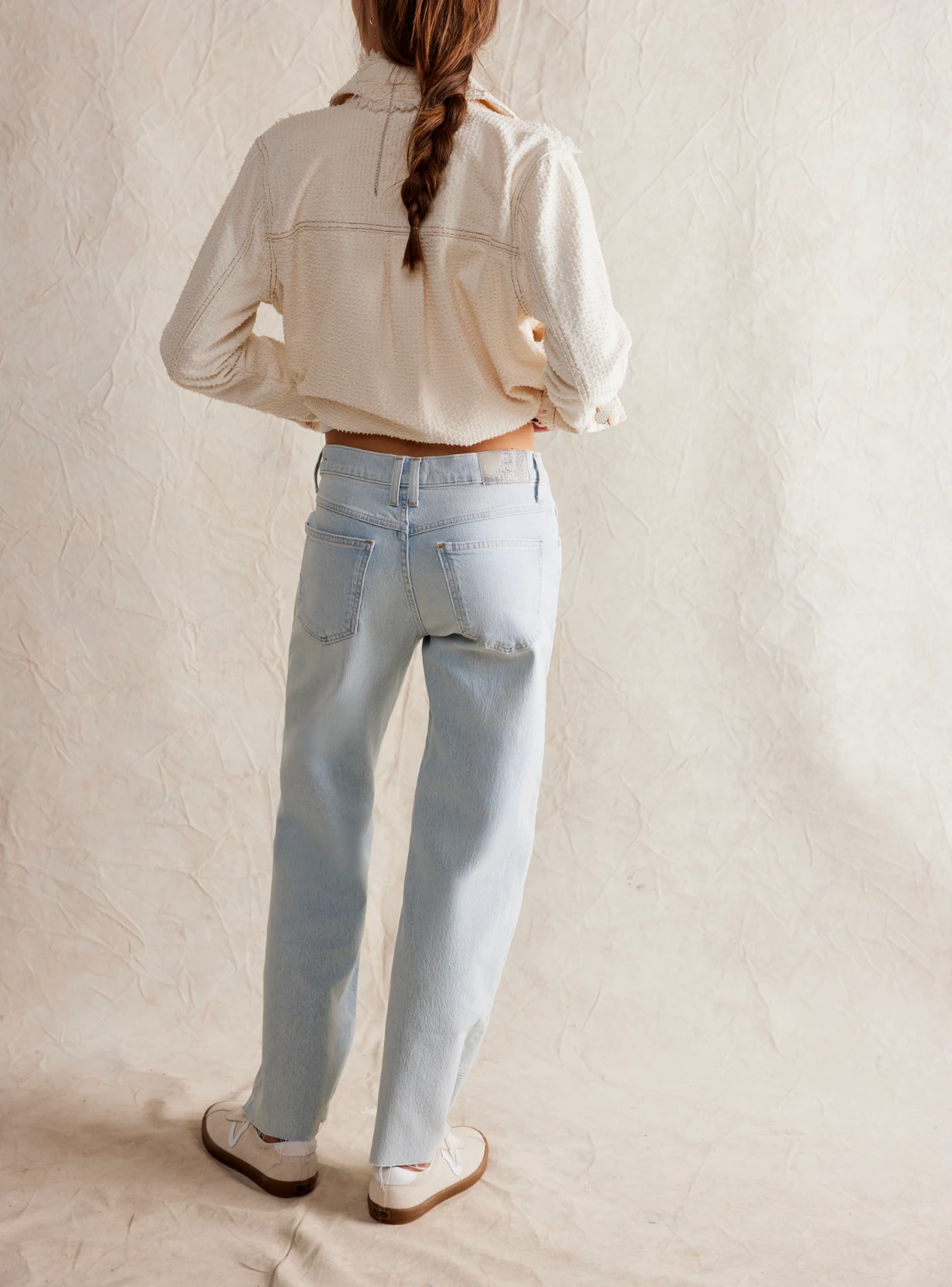 FREE PEOPLE Risk Taker Mid-Rise Straight 3 FREE PEOPLE Risk Taker Mid-Rise Straight - Image 3