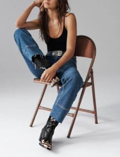 FREE PEOPLE Risk Taker Mid-Rise Straight 19 FREE PEOPLE Risk Taker Mid-Rise Straight -Occasionally Yours Gifts fp risk taker mid rise straight jeans be bold 5