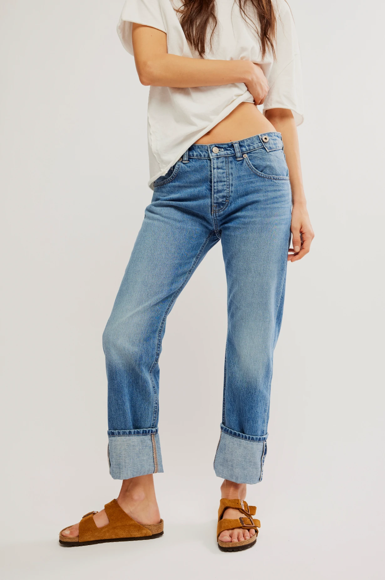 FREE PEOPLE Slim Shade Selvedge Jean 2 FREE PEOPLE Slim Shade Selvedge Jean - Image 2