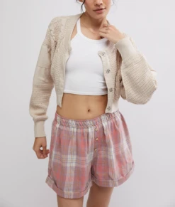 FREE PEOPLE Sunday Morning Boxer