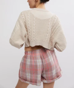 FREE PEOPLE Sunday Morning Boxer 9 FREE PEOPLE Sunday Morning Boxer -Occasionally Yours Gifts fp sunday morning boxer peachy pink combo 3