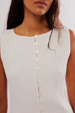 FREE PEOPLE Tilly Vest -Occasionally Yours Gifts fp tilly vest ivory 3