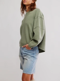 FREE PEOPLE Total Eclipse Tee 29 FREE PEOPLE Total Eclipse Tee -Occasionally Yours Gifts fp total eclipse tee oil green 2