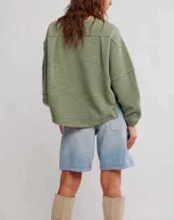 FREE PEOPLE Total Eclipse Tee 30 FREE PEOPLE Total Eclipse Tee -Occasionally Yours Gifts fp total eclipse tee oil green 4