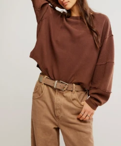 FREE PEOPLE Total Eclipse Tee 23 FREE PEOPLE Total Eclipse Tee -Occasionally Yours Gifts fp total eclipse tee shaved chocolate 1