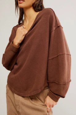 FREE PEOPLE Total Eclipse Tee 26 FREE PEOPLE Total Eclipse Tee -Occasionally Yours Gifts fp total eclipse tee shaved chocolate 4