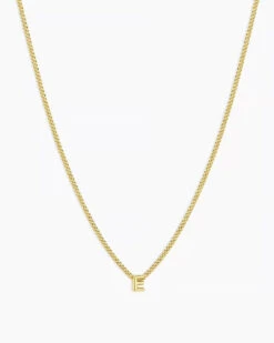 Wilder Mini Alphabet Necklace 33 Wilder Mini Alphabet Necklace -Occasionally Yours Gifts gorjana wilder mini alphabet necklace gold E 2