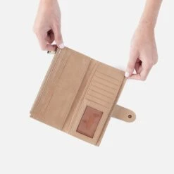 Dunn Continental Wallet 13 Dunn Continental Wallet -Occasionally Yours Gifts hobo dunn continental wallet polished leather sand 2