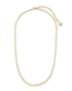 Merrick Chain Necklace -Occasionally Yours Gifts kendra scott merrick chain necklace gold 01 lg