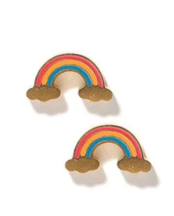 Screwback Stud - Rainbow Days -Occasionally Yours Gifts linny co screwback stud rainbow days 3