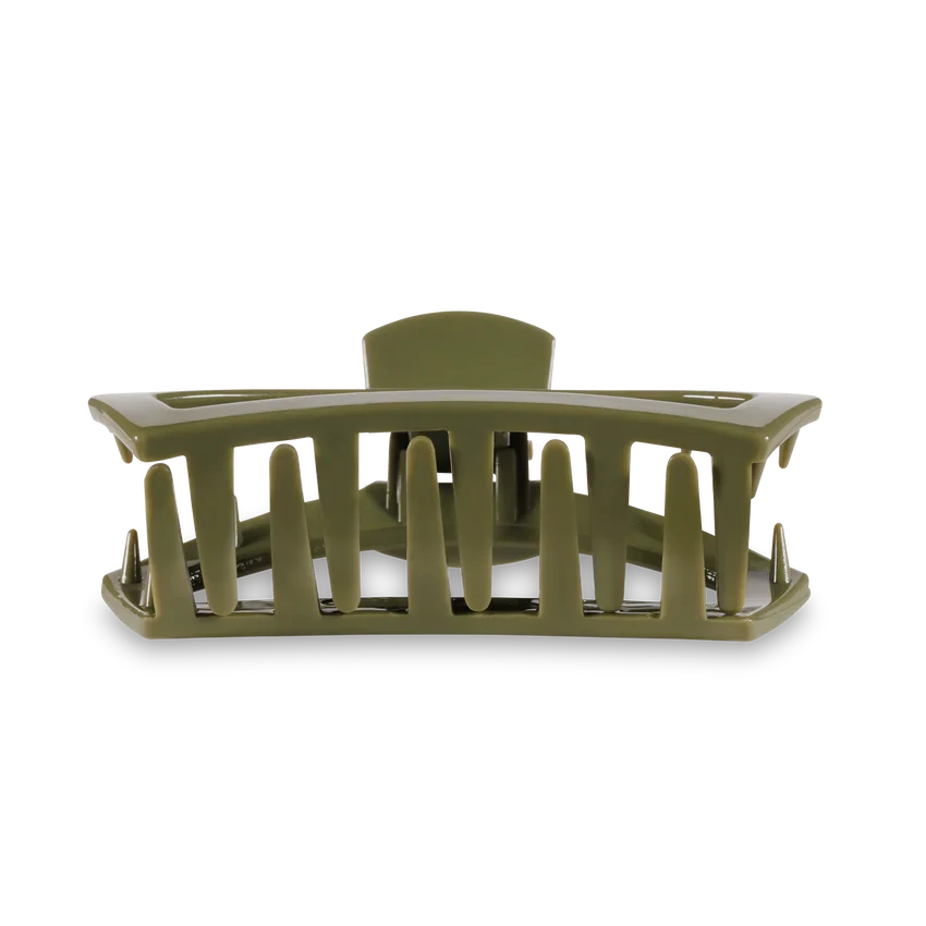 Open Olive - Large Hair Clip 3 Open Olive - Large Hair Clip - Image 3