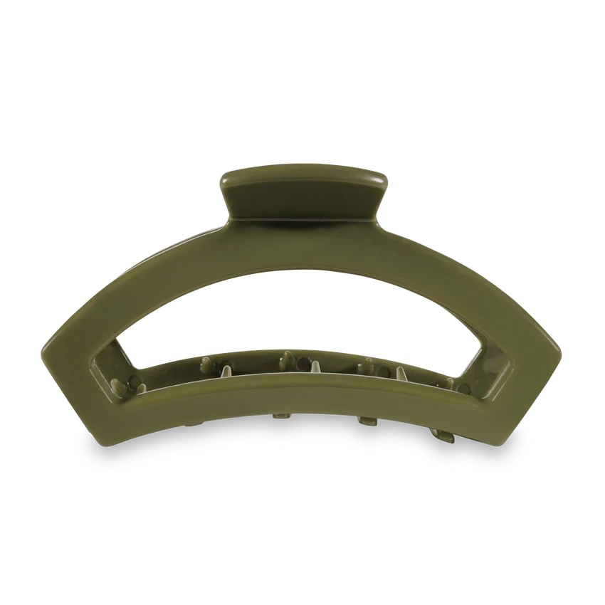 Open Olive - Large Hair Clip 1 Open Olive - Large Hair Clip