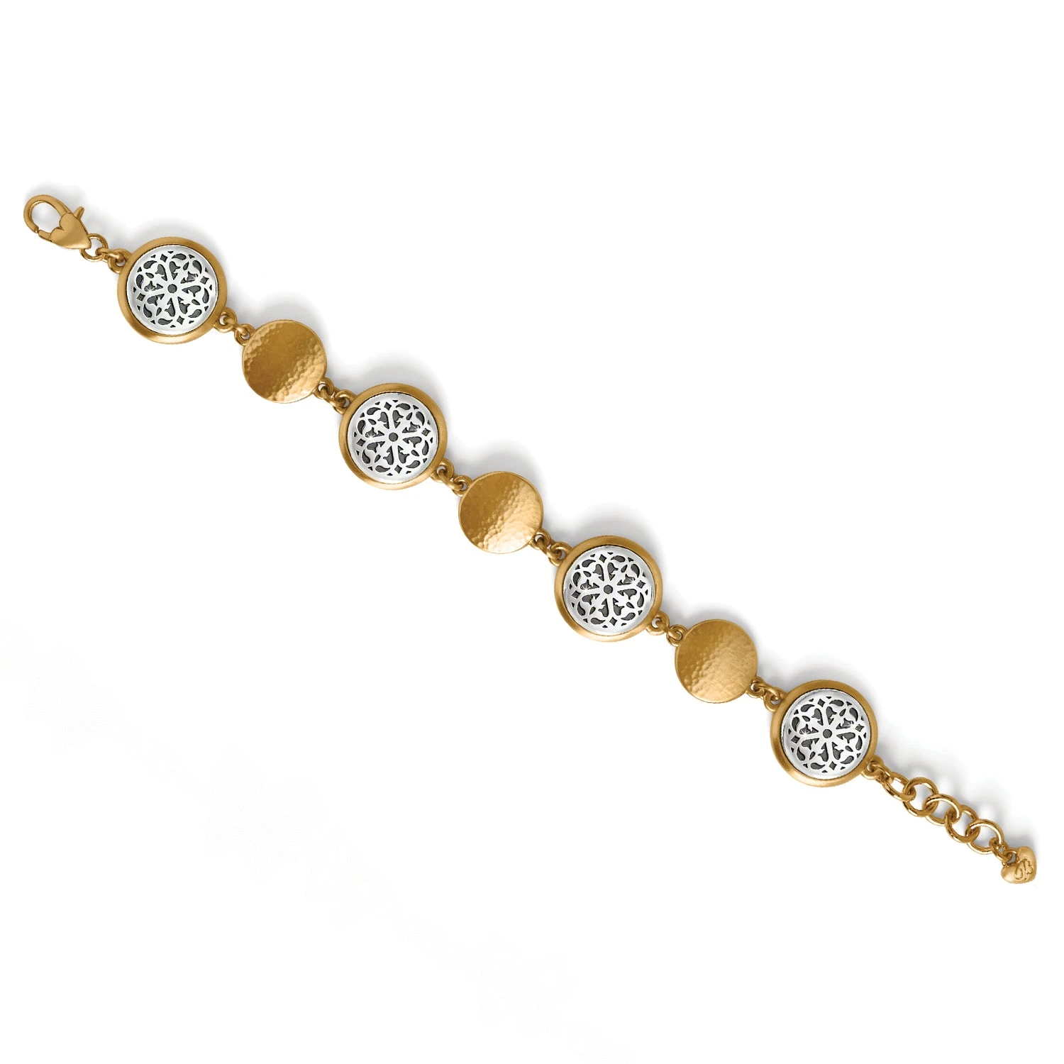 Ferrara Two Tone Luce Link Bracelet 2 Ferrara Two Tone Luce Link Bracelet - Image 2