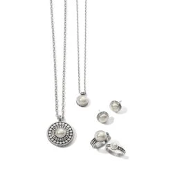 Pebble Dot Pearl Reversible Necklace -Occasionally Yours Gifts qijm7424 05