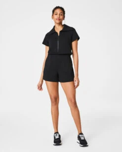 Spanx Airessentials Half Zip Romper