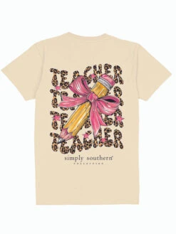 Teacher -Occasionally Yours Gifts ss teacher natural tee 4