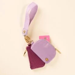 Dynamic Duo Pouch Wristlet -Occasionally Yours Gifts tde dynamic duo pouch wristlet lilac 2