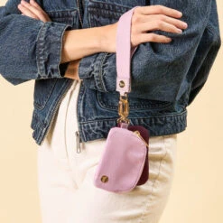 Dynamic Duo Pouch Wristlet -Occasionally Yours Gifts tde dynamic duo pouch wristlet lilac 3