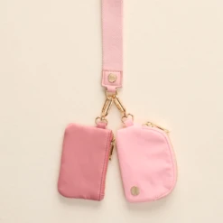 Dynamic Duo Pouch Wristlet -Occasionally Yours Gifts tde dynamic duo pouch wristlet rose 1