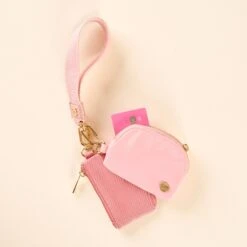 Dynamic Duo Pouch Wristlet -Occasionally Yours Gifts tde dynamic duo pouch wristlet rose 2
