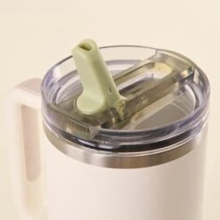 Lifestyle Flip Straw Lid 19 Lifestyle Flip Straw Lid -Occasionally Yours Gifts tde flip straw lid green 2