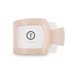 Medium Square Flat Hair Clip -Occasionally Yours Gifts teleties almond beige medium flat square clip medium hair clip 2