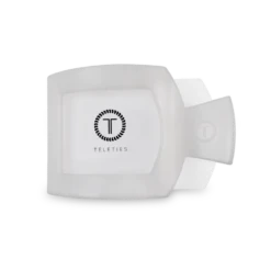 Medium Square Flat Hair Clip -Occasionally Yours Gifts teleties coconut white medium flat square clip medium hair clip 2