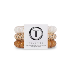 Hair Tie Pack Large 12 Hair Tie Pack Large -Occasionally Yours Gifts teleties hair tie pack large upstage beige 1